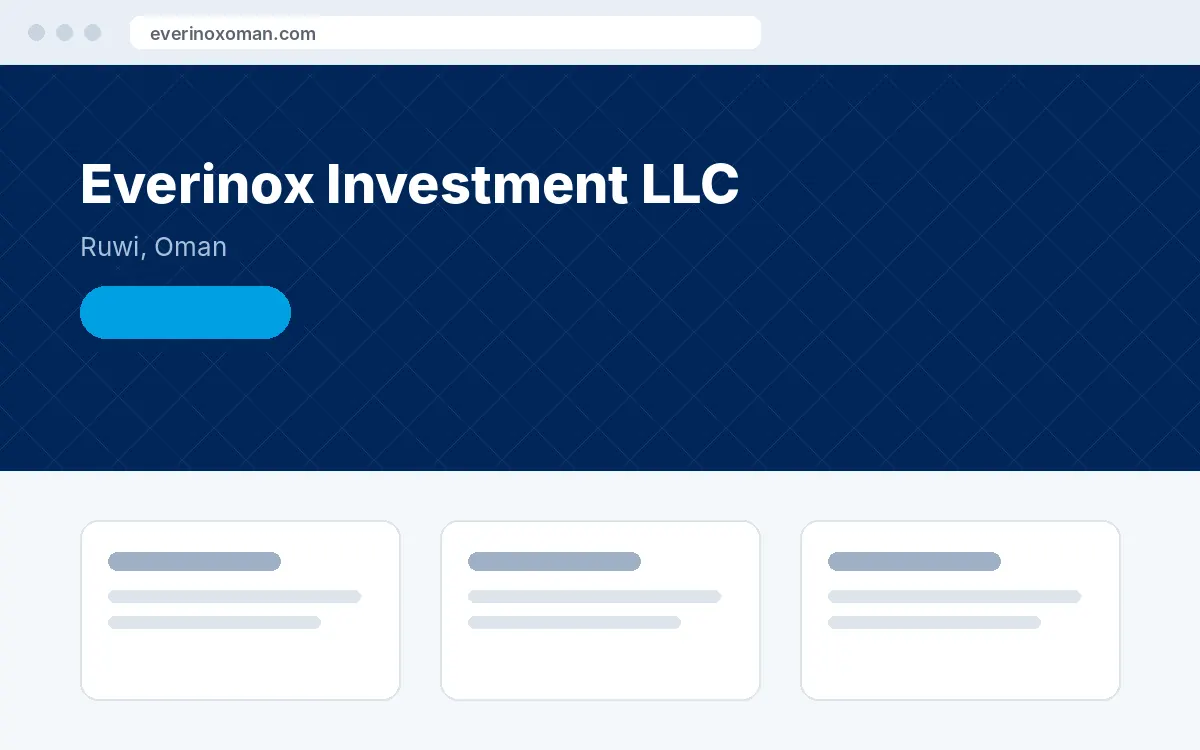Screenshot of the Everinox Investment LLC website